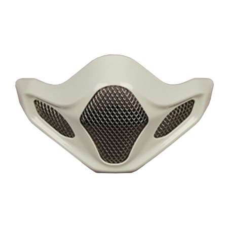 Ventilación mentonera ARAI (Casco MX-V). METALLIC Blanco - motoscamaralweb.com