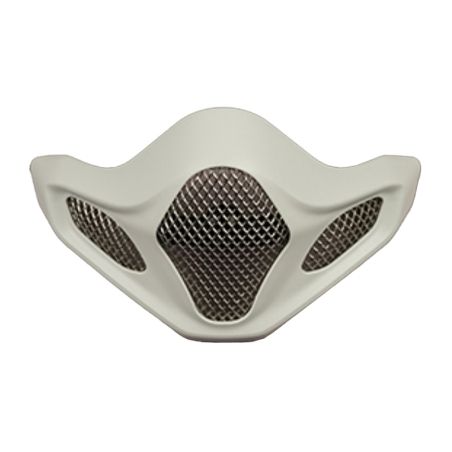 Ventilación mentonera ARAI (Casco MX-V). METALLIC Blanco Mate - motoscamaralweb.com