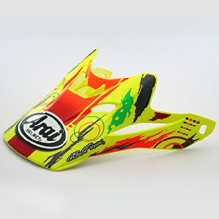 Visera ARAI (MX-V). SCRATCH Amarillo - motoscamaralweb.com