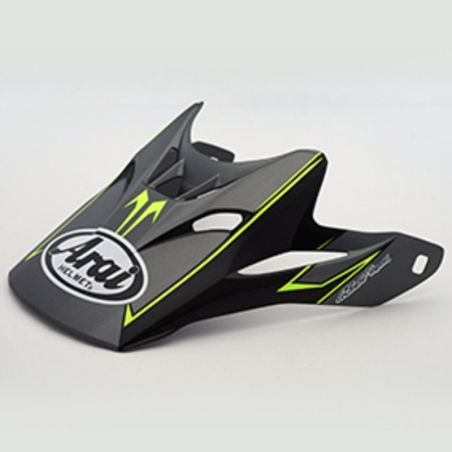 Visera ARAI (MX-V). SLY Amarillo Mate - motoscamaralweb.com