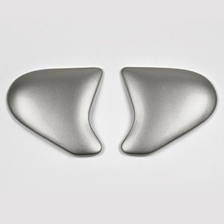 Cubiertas Laterales ARAI (Sistema SuperAdSis ZF). ALUMINIUM Plata (Modelos: SZ-F) - motoscamaralweb.com