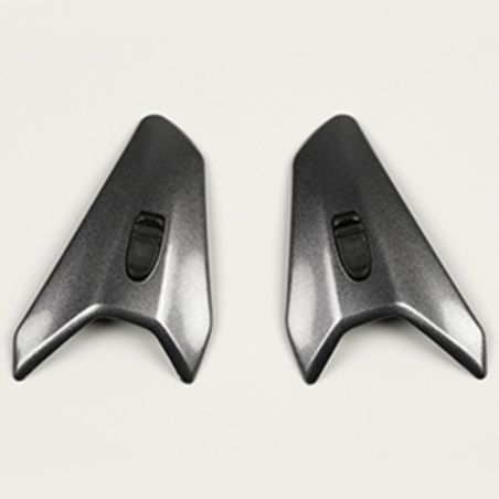 Ventilación frontal ARAI (TDF DUCT-3). PLATINUM Gris - motoscamaralweb.com