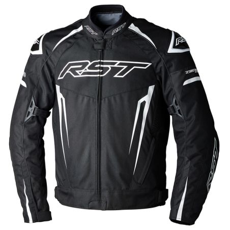 Chaqueta textil RST TracTech Evo 5 CE hombre - Negro / Blanco / Negro - motoscamaralweb.com