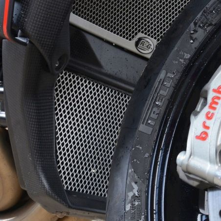 Protector de radiador de aceite R&amp;amp;G RACING - MV Agusta Brutale 1000 RR - motoscamaralweb.com