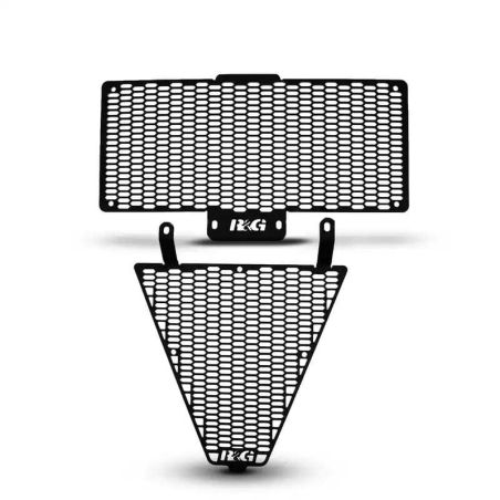 Protector de radiador R&amp;amp;G RACING Pro - negro - motoscamaralweb.com