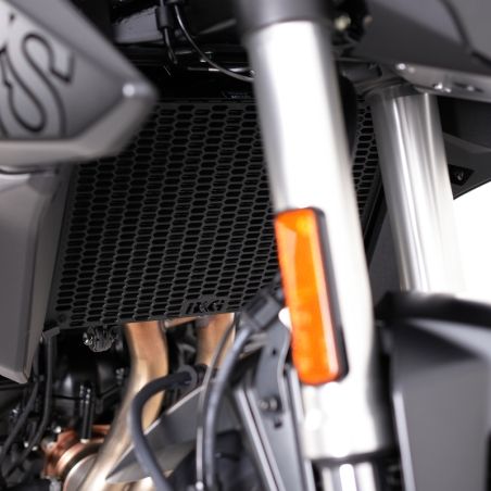 Protector de radiador R&amp;amp;G RACING Pro - negro - motoscamaralweb.com