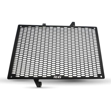 Protector de radiador R&amp;amp;G RACING Pro aluminio - negro - motoscamaralweb.com