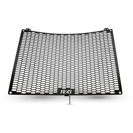 Protector de radiador R&amp;amp;G RACING Pro aluminio - negro - motoscamaralweb.com