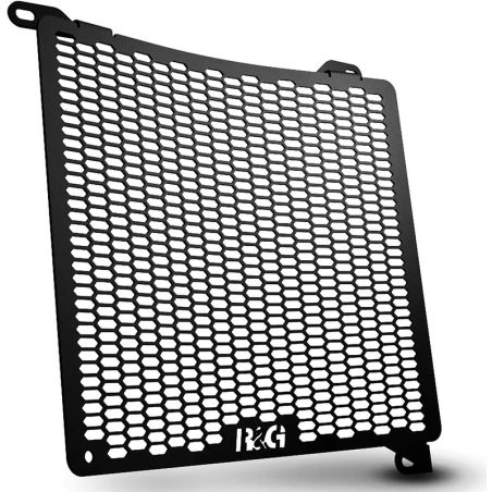 Protector de radiador R&amp;amp;G RACING Pro aluminio - negro - motoscamaralweb.com