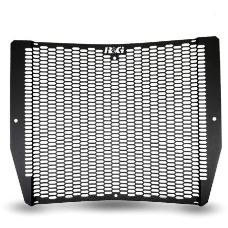 Protector de radiador R&amp;amp;G RACING Pro aluminio - negro - motoscamaralweb.com