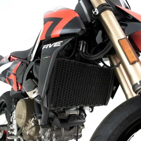 Protector de radiador R&amp;amp;G RACING Pro - negro - motoscamaralweb.com