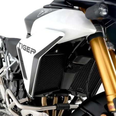 Protector de radiador R&amp;amp;G RACING Pro - negro - motoscamaralweb.com