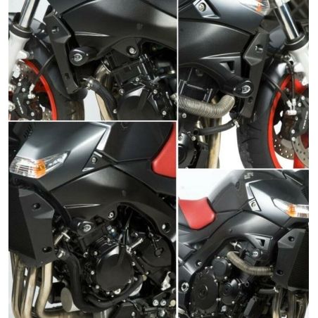 Protectores de carenado R&amp;amp;G RACING Aero - negro - motoscamaralweb.com