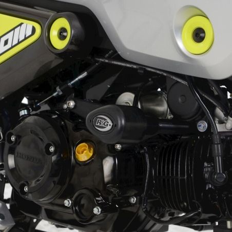 R&amp;amp;G RACING Aero Crash Protectors - Black Honda MSX 125 GROM - motoscamaralweb.com