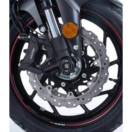 R&amp;amp;G RACING Fork Guard Black Triumph Street Triple 765 - motoscamaralweb.com