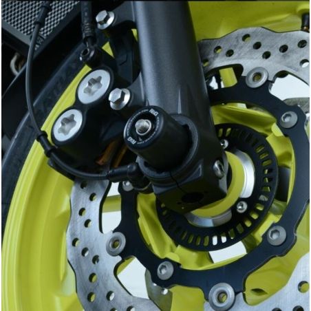 R&amp;amp;G RACING Fork Protectors Black Yamaha MT-07 - motoscamaralweb.com