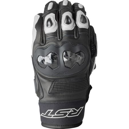 RST Freestyle 3 D3O Gloves - Black/White - motoscamaralweb.com