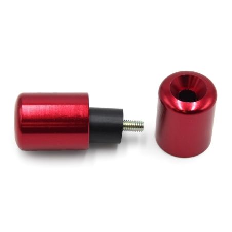 Contrapesos de manillar V PARTS Aluminio Kawasaki Rojo - motoscamaralweb.com