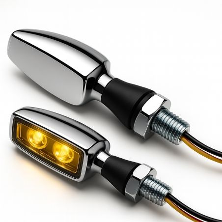 Intermitentes LED HIGHSIDER pro BLAZE - cromado - motoscamaralweb.com