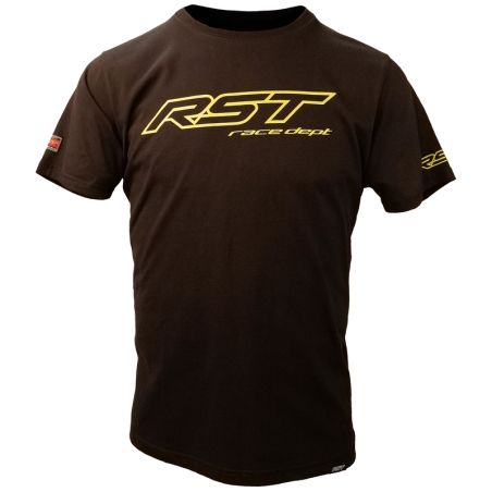 Camiseta Hombre RST Race Dept Logo - Amarillo Flúor - motoscamaralweb.com