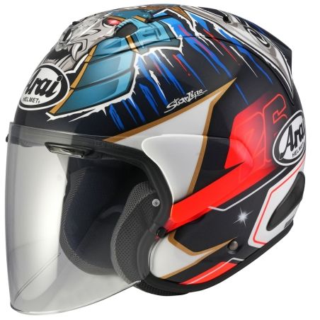 Casco ARAI SZ-R EVO Pedrosa Shogun - Replica - motoscamaralweb.com