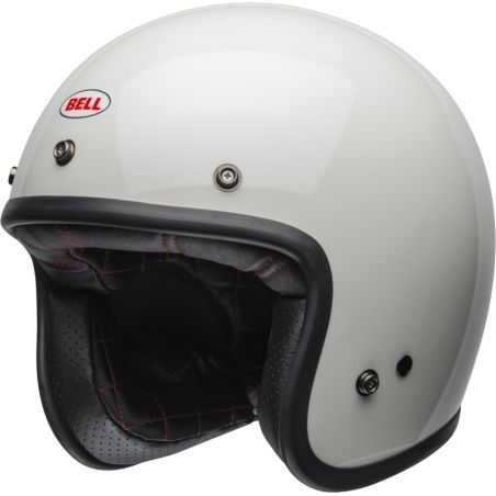 Casco BELL Custom 500 - Gloss Vintage White - motoscamaralweb.com