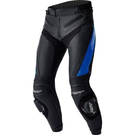 RST Tractech Evo D30 Leather Pants - Black/Blue - motoscamaralweb.com