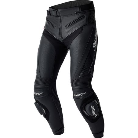 RST Tractech Evo D30 Leather Pants - Black/White - motoscamaralweb.com