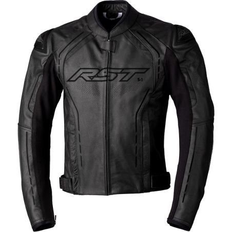 Chaqueta RST S1 cuero hombre - negro - motoscamaralweb.com
