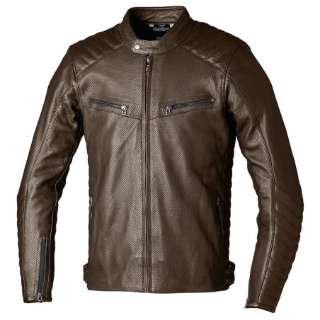 Chaqueta de cuero RST Roadster Air CE hombre - Marrón - motoscamaralweb.com