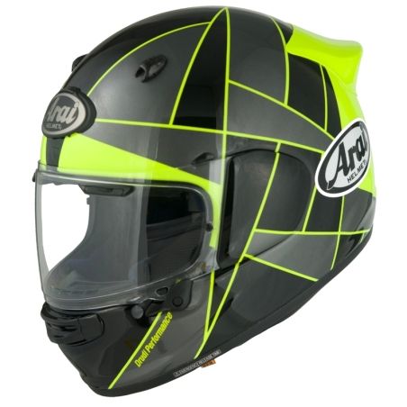 Casco ARAI Quantic - Peak Yellow - motoscamaralweb.com