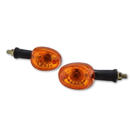 Intermitente HIGHSIDER smart - cristal naranja - homologado E - Pareja - motoscamaralweb.com