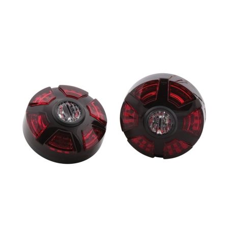 Piloto trasero/intermitente ATV LED HIGHSIDER smart 3in1 - homologado E - Pareja - motoscamaralweb.com