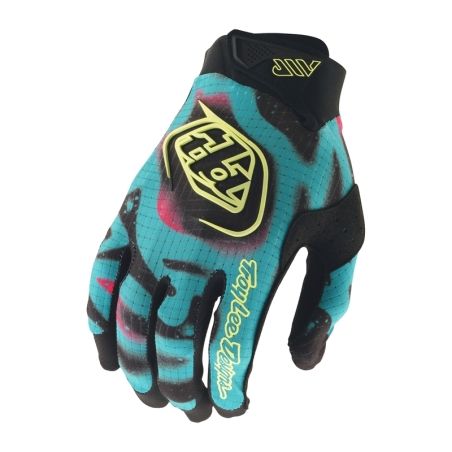 Guantes TROY LEE DESIGNS Air - Membrane Black/Yellow - motoscamaralweb.com