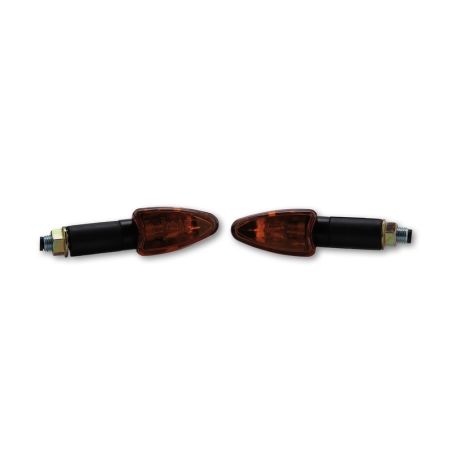 Intermitente HIGHSIDER smart Arrow Mini - cristal naranja - homologado E - Pareja - motoscamaralweb.com