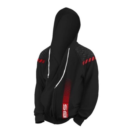 Sudadera BS BATTERY Bs Factory - Negro talla XXL - motoscamaralweb.com
