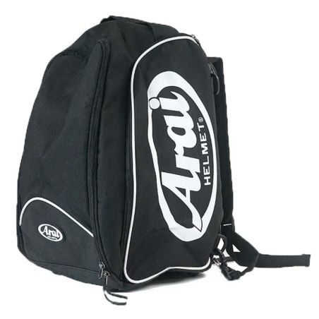 Mochila textil para cascos ARAI - Negro - motoscamaralweb.com