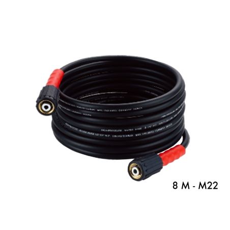 MANGUERA HIDROLIMPIADORA CON CONECTORES 8M - M22 - motoscamaralweb.com