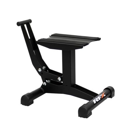 Caballete elevable RFX Pro Xtreme de un solo pilar H - Negro - motoscamaralweb.com