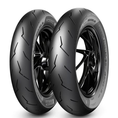 Neumático PIRELLI DIABLO ROSSO SCOOTER REINF (F) 100/90-12 M/C 64P TL - motoscamaralweb.com