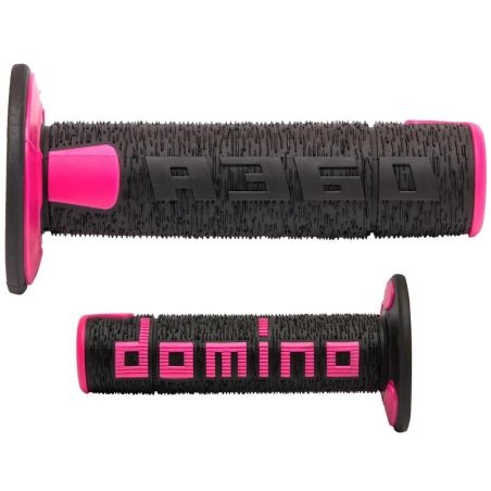 Puños Domino Off Road A360 negro/rojo A36041C4042A7-1 - motoscamaralweb.com