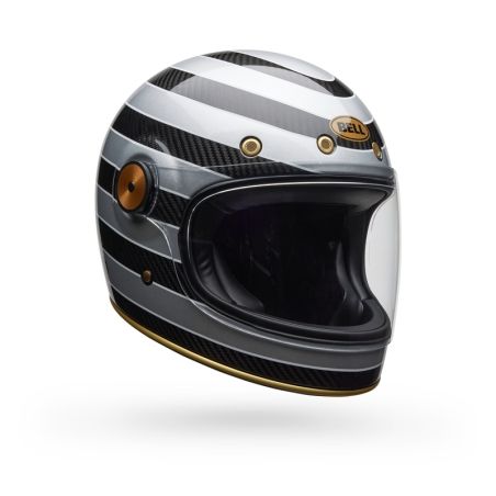 Casco BELL Bullitt GT Carbon - RSD Temple Gloss Black/Silver - motoscamaralweb.com