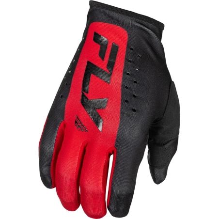 Guantes FLY RACING Lite - Negro / Rojo - motoscamaralweb.com