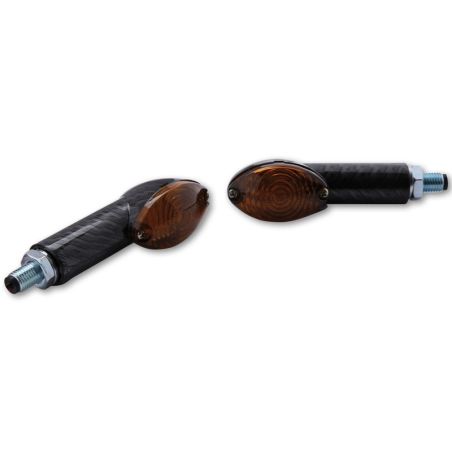 Intermitente HIGHSIDER smart Cateye Mini - cristal ahumado - homologado E - Pareja - motoscamaralweb.com