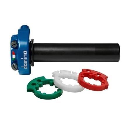 Caña de acelerador corta DOMINO Racing Series XM2 - azul - motoscamaralweb.com