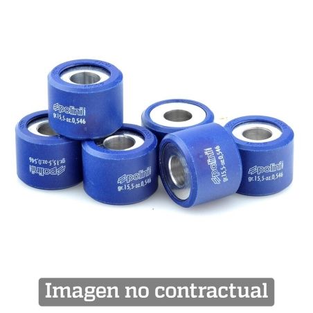 Rodillos de variador POLINI 23x18mm 13.7gr - motoscamaralweb.com