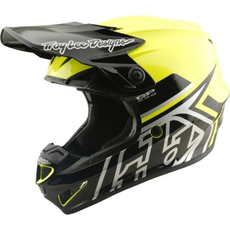 Casco infantil TROY LEE DESIGNS GP Pro Mips - Mono amarillo flúor - motoscamaralweb.com