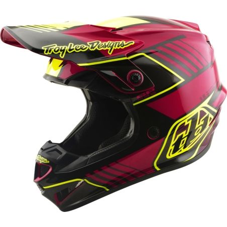 Casco infantil TROY LEE DESIGNS GP Pro Mips - Segment Fuchsia - motoscamaralweb.com