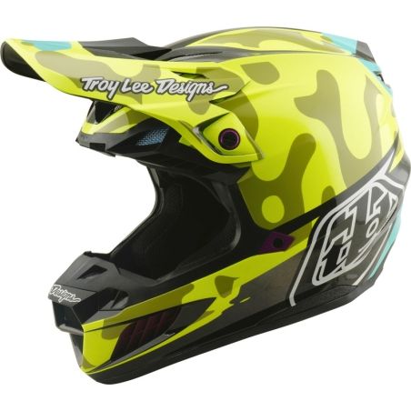 Casco TROY LEE DESIGNS SE5 Composite Mips - Myth amarillo flúor - motoscamaralweb.com