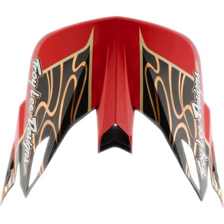 Visera TROY LEE DESIGNS SE5 Carbon - Wings rojo - motoscamaralweb.com